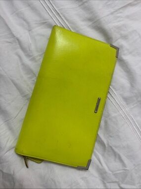 Rebecca Minkoff Neon Yellow Clutch Wristlet